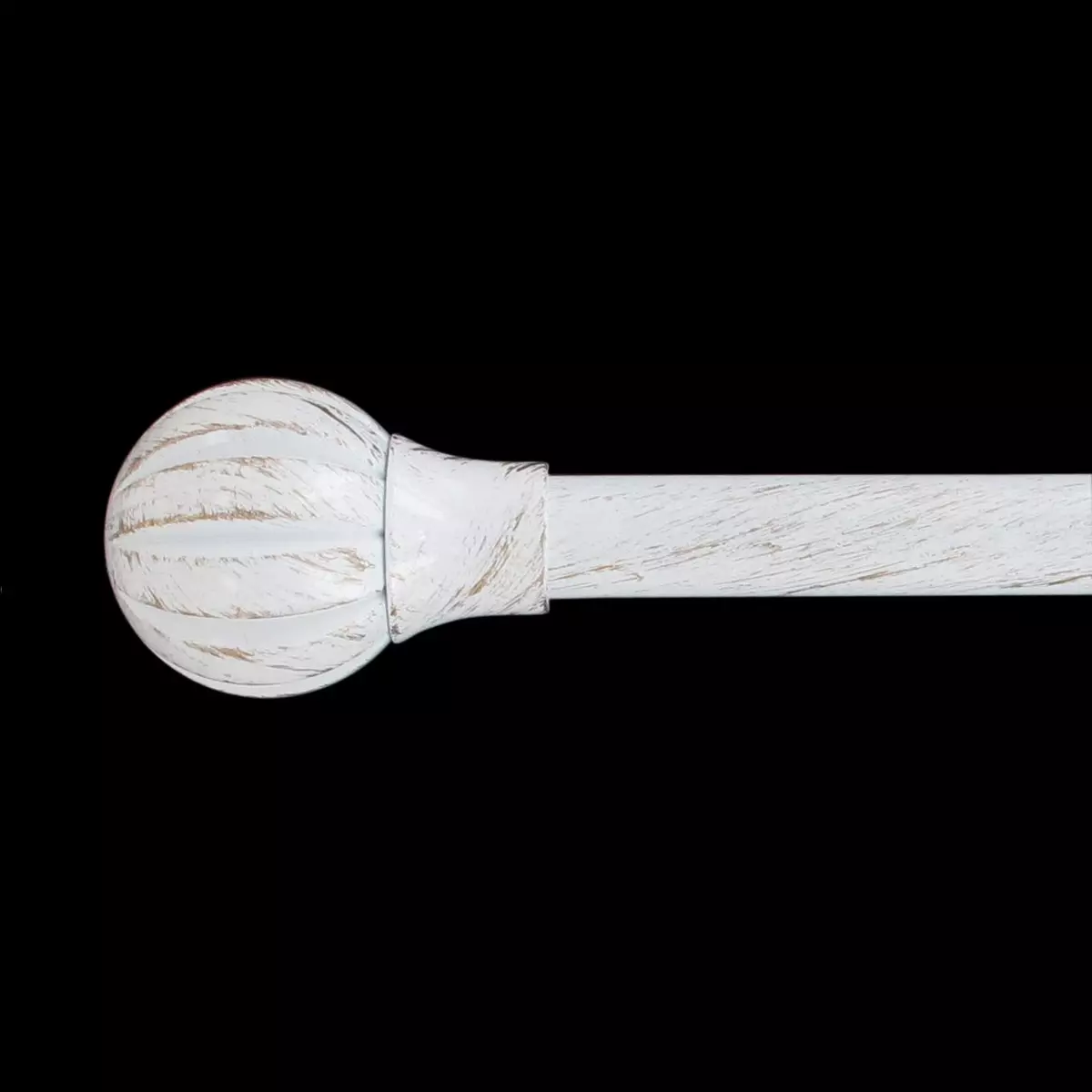 Kit de barra extensible (L120 - L210 cm / D19 mm) Touch of Zen blanco y Oro 2