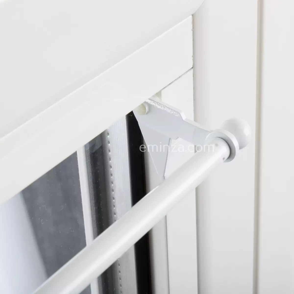 Barra de cortina Fix'vit (50 a 80 cm) Blanco 1