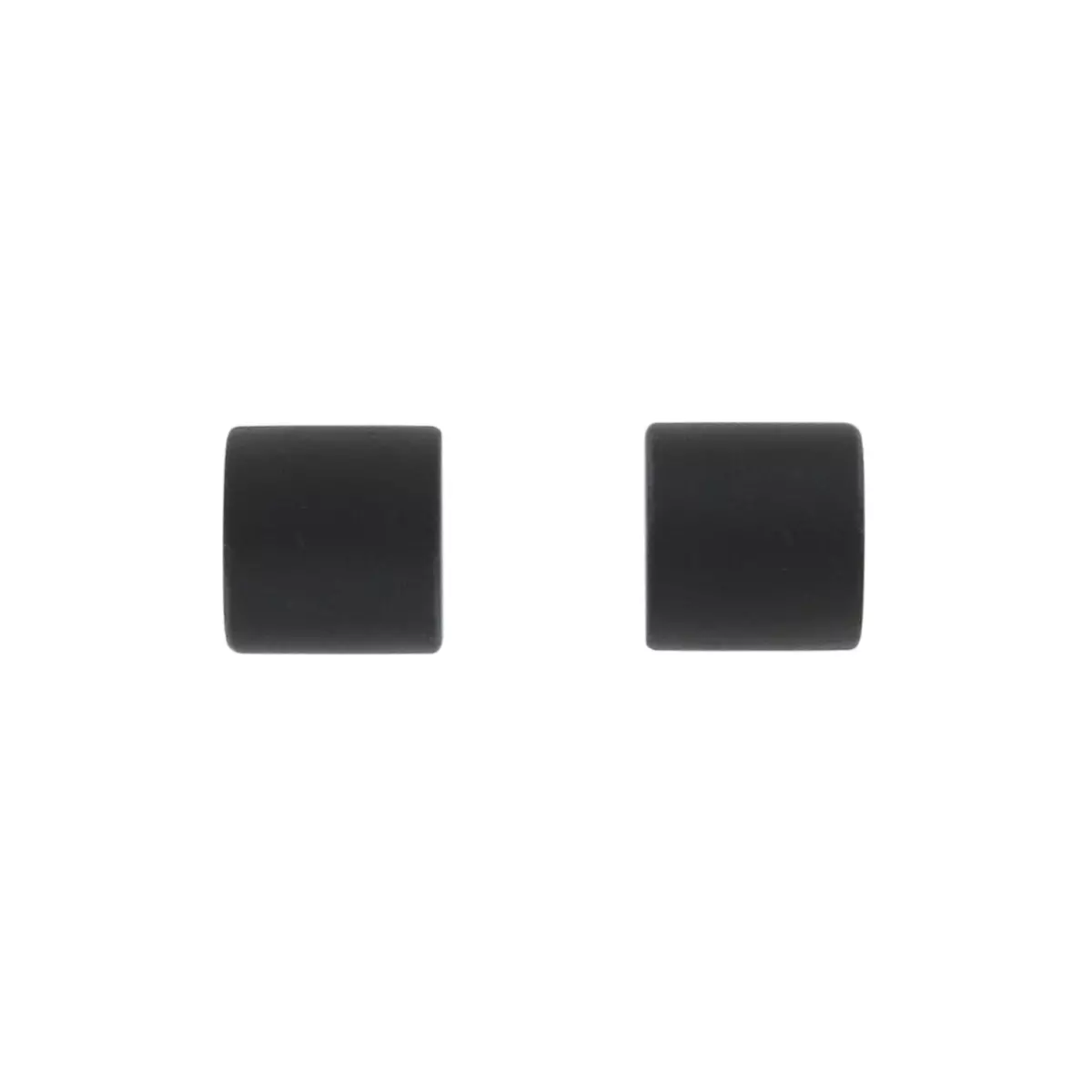Lot de 2 embouts tringle (D20 mm) Jim Bouchons Noir mat 1