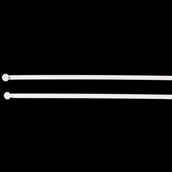 Kit de 2 barras redondas extensibles (40 a 60 cm) Blanco 1
