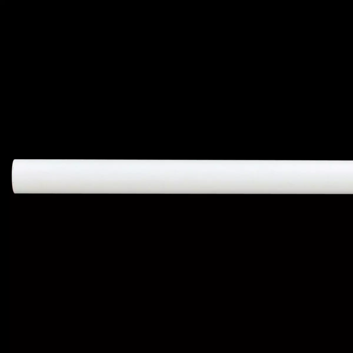 Bastone per tenda in ferro battuto (L200 cm - Ø20 mm) Bianco opaco 1