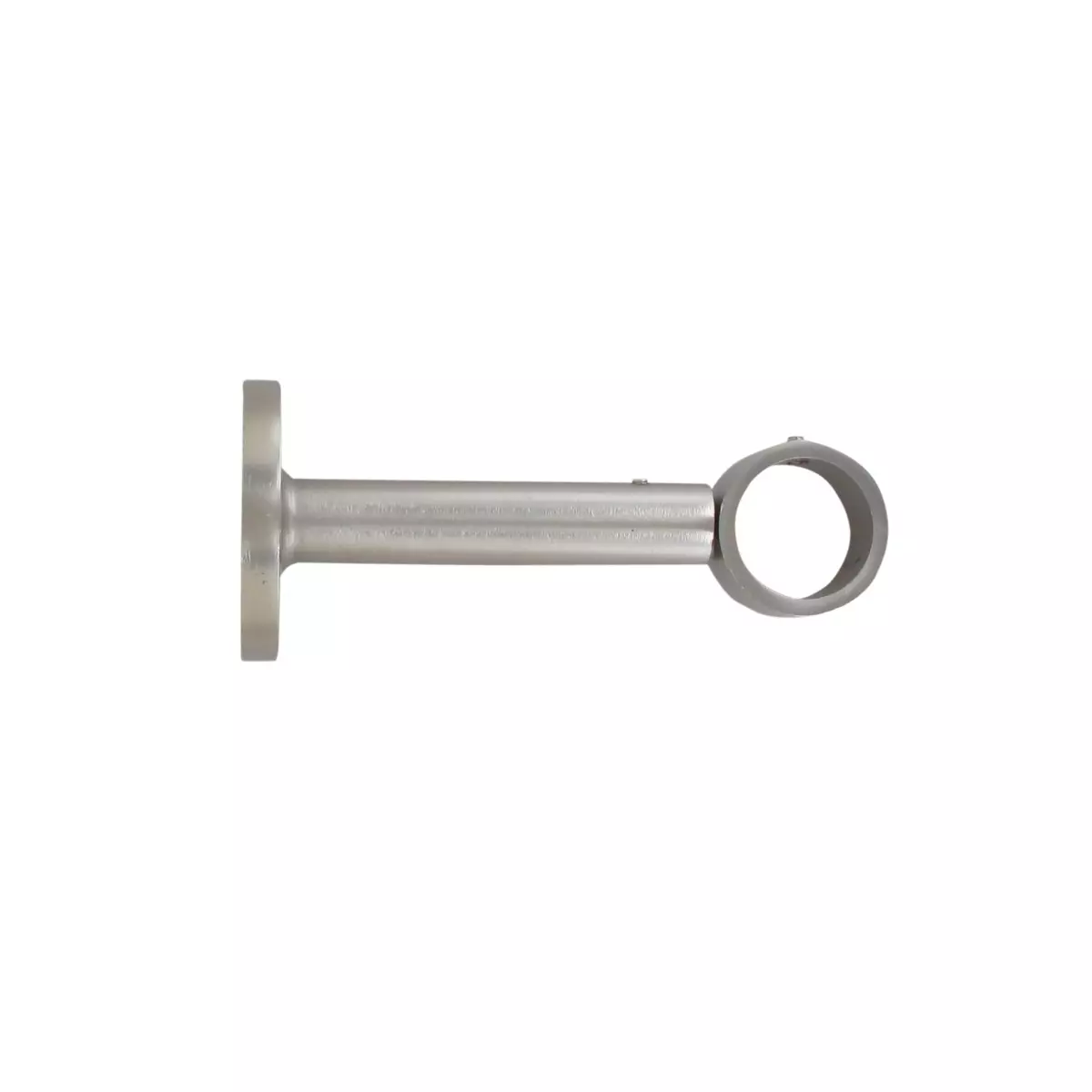 1 soporte simple extensible (L115 - L155 / D28 mm) Plateado Mate 1