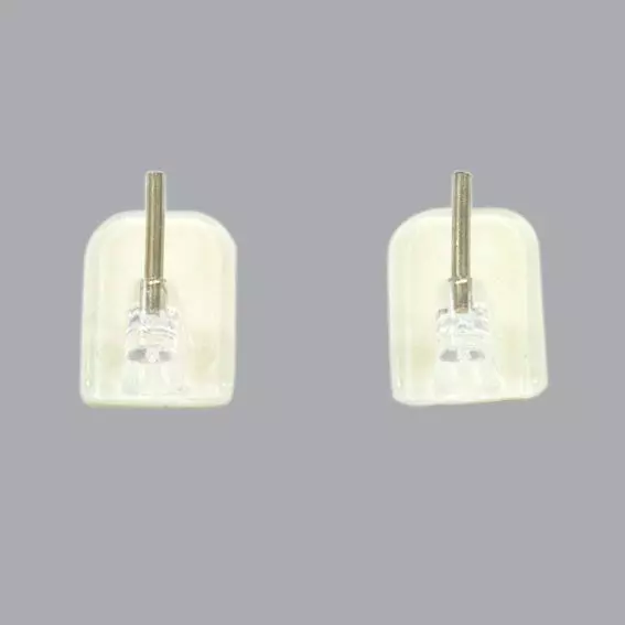 Lot de 4 supports adhésifs Transparent 1
