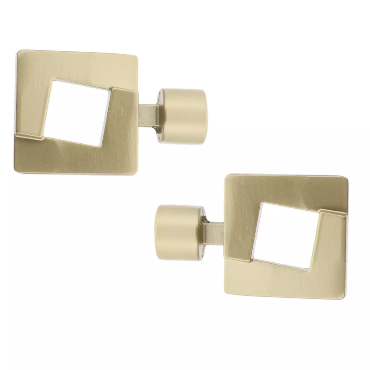 Set di 2 terminali per tenda (D20 mm) Upper east side Oro 1