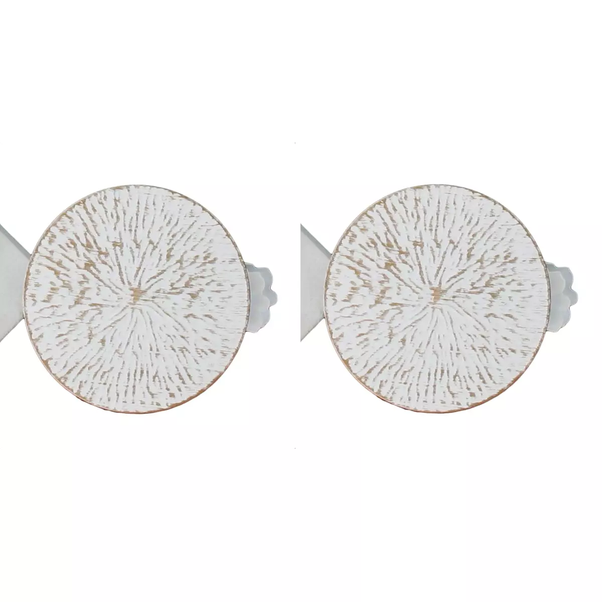 Set di 2 mollette fermatenda Archi Bianco 1