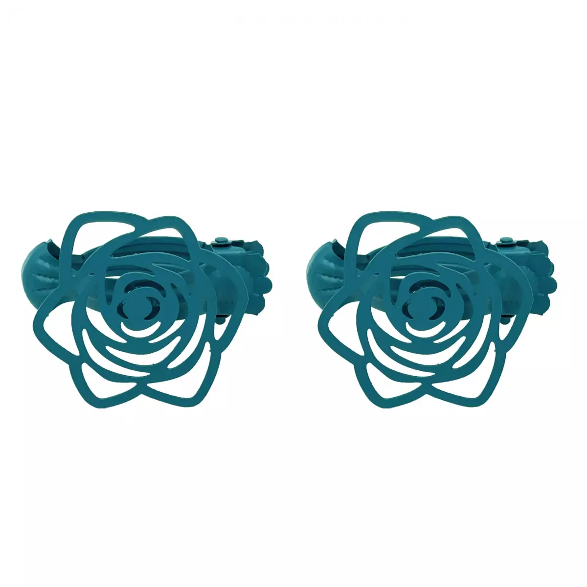 Lot de 2 pinces rideaux Lina Bleues 1