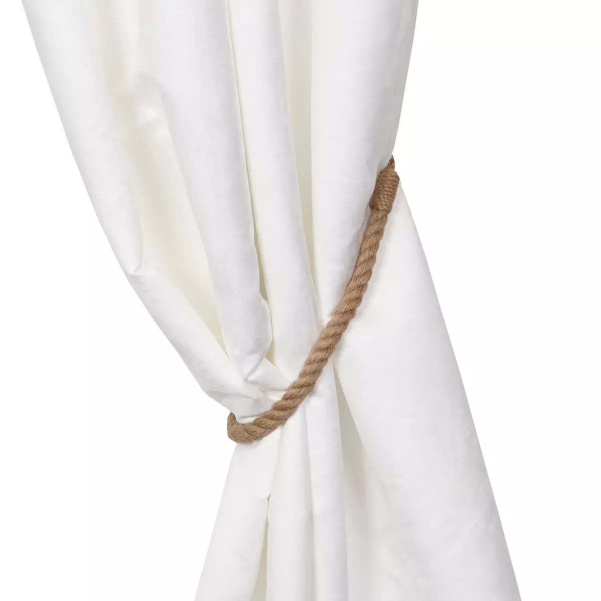 Embrasse rideau jute Clovis Beige 1