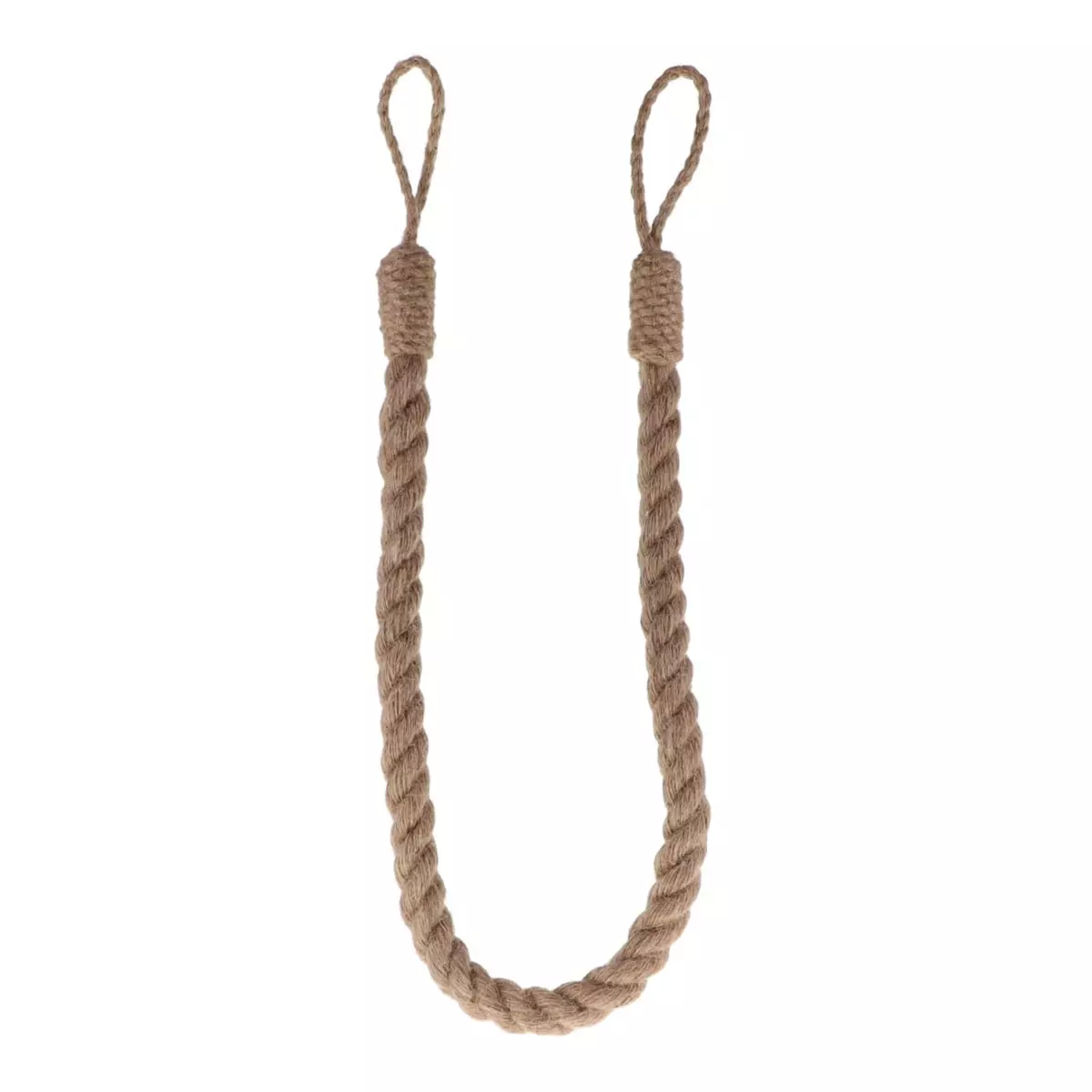 Alzapaños cortina yute Clovis Beige 2