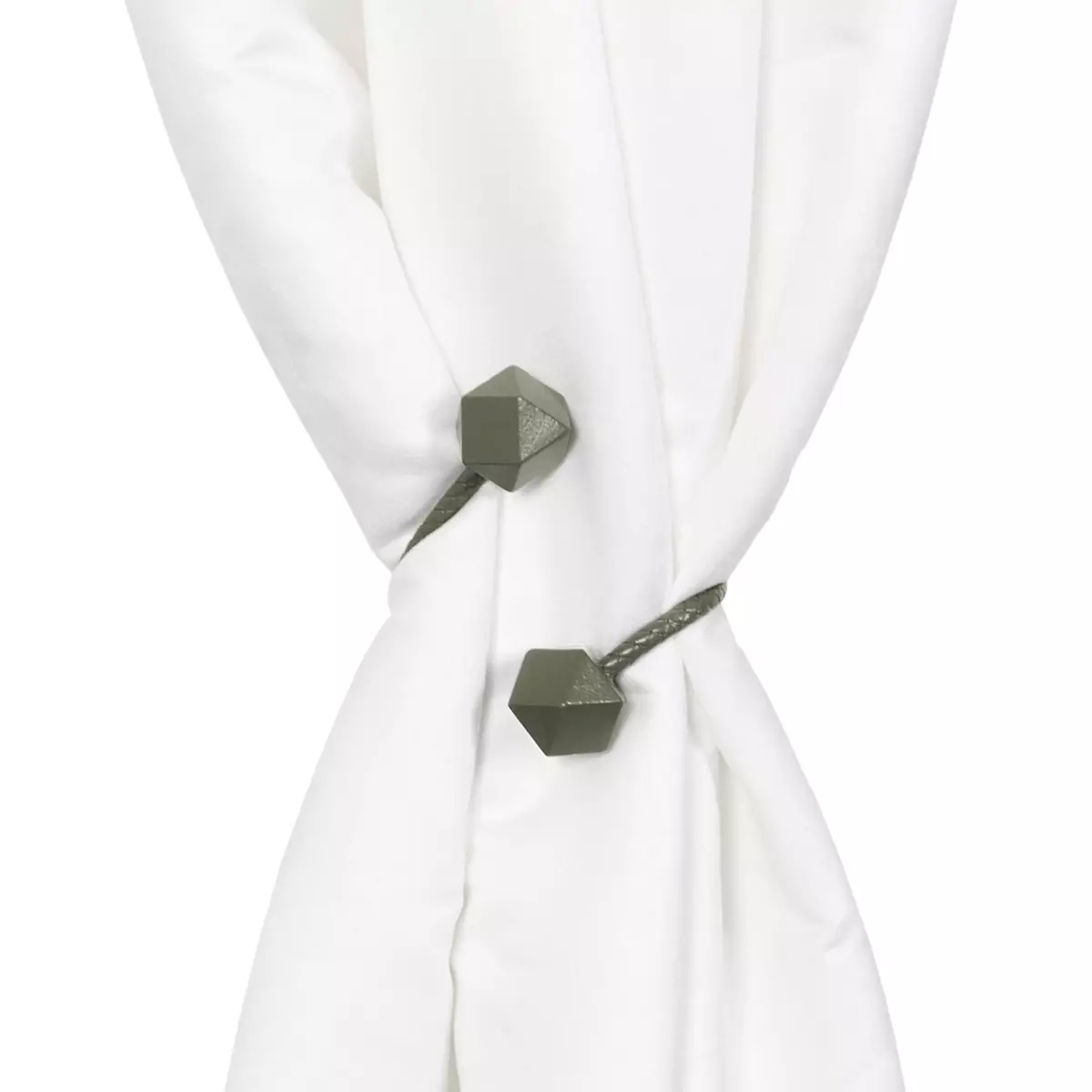 Embrasse rideau Twist Vert kaki 1