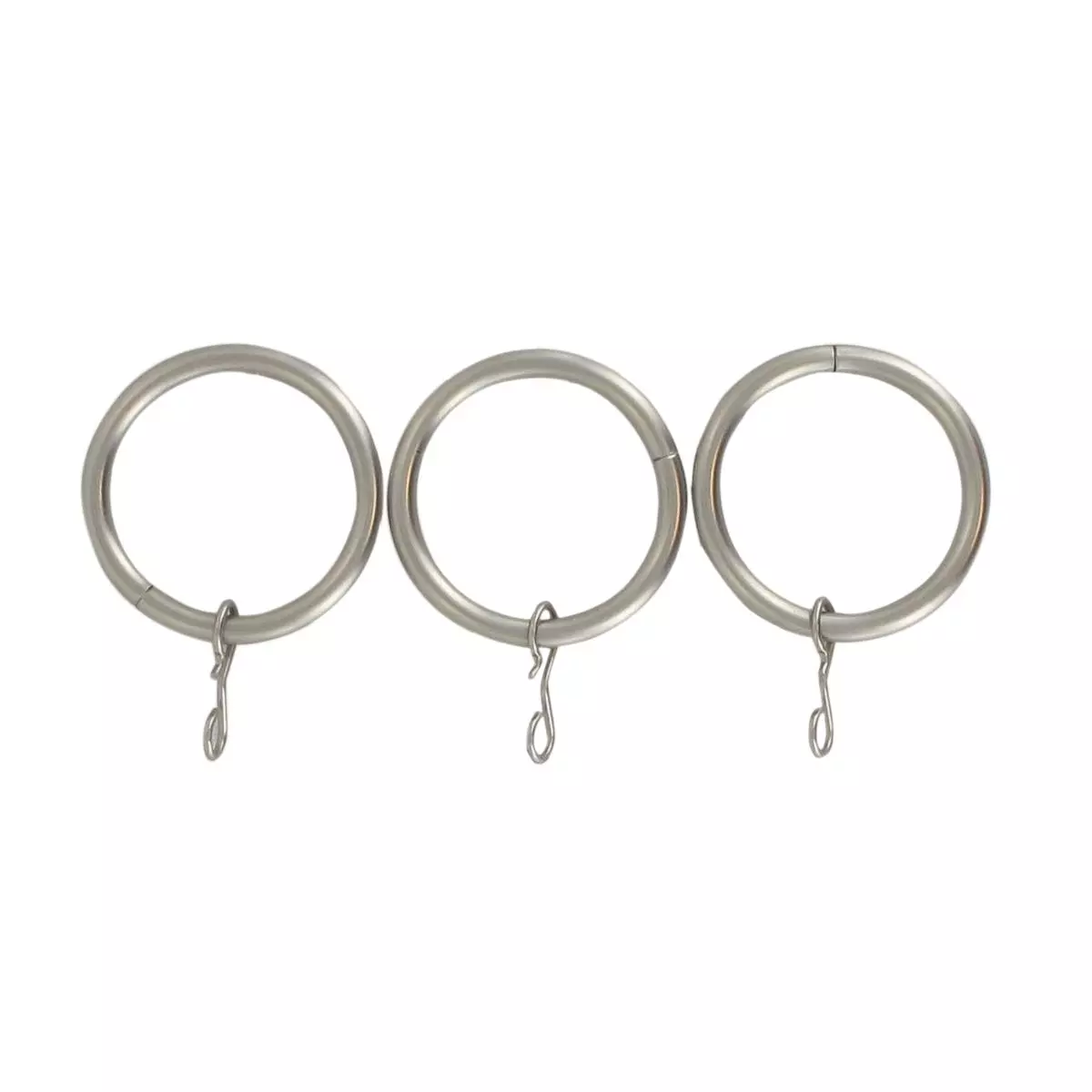 Set di 8 anelli (D20mm) Jim Argento opaco 1