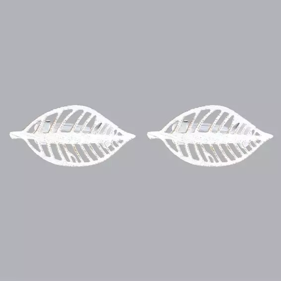 2er Set Raffhalter Stockholm Weiß