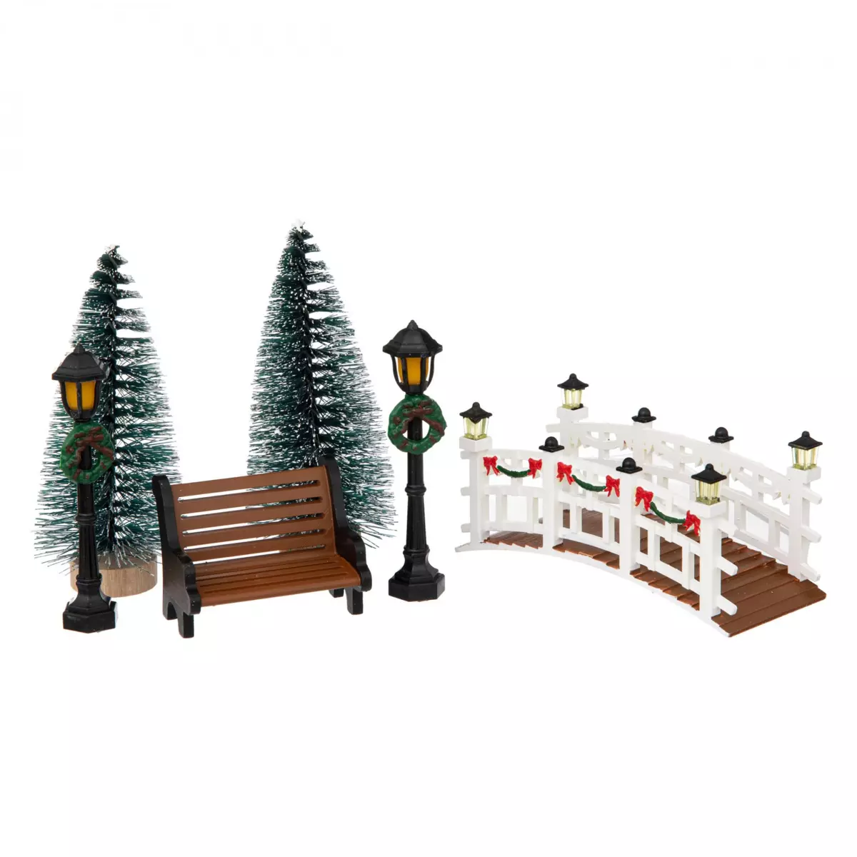 Lot d'accessoires Aménagement de parc pour aménager un village