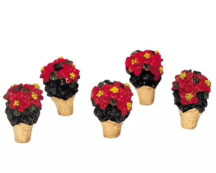 Accessori Lemax Set di 5 vasi di fiore