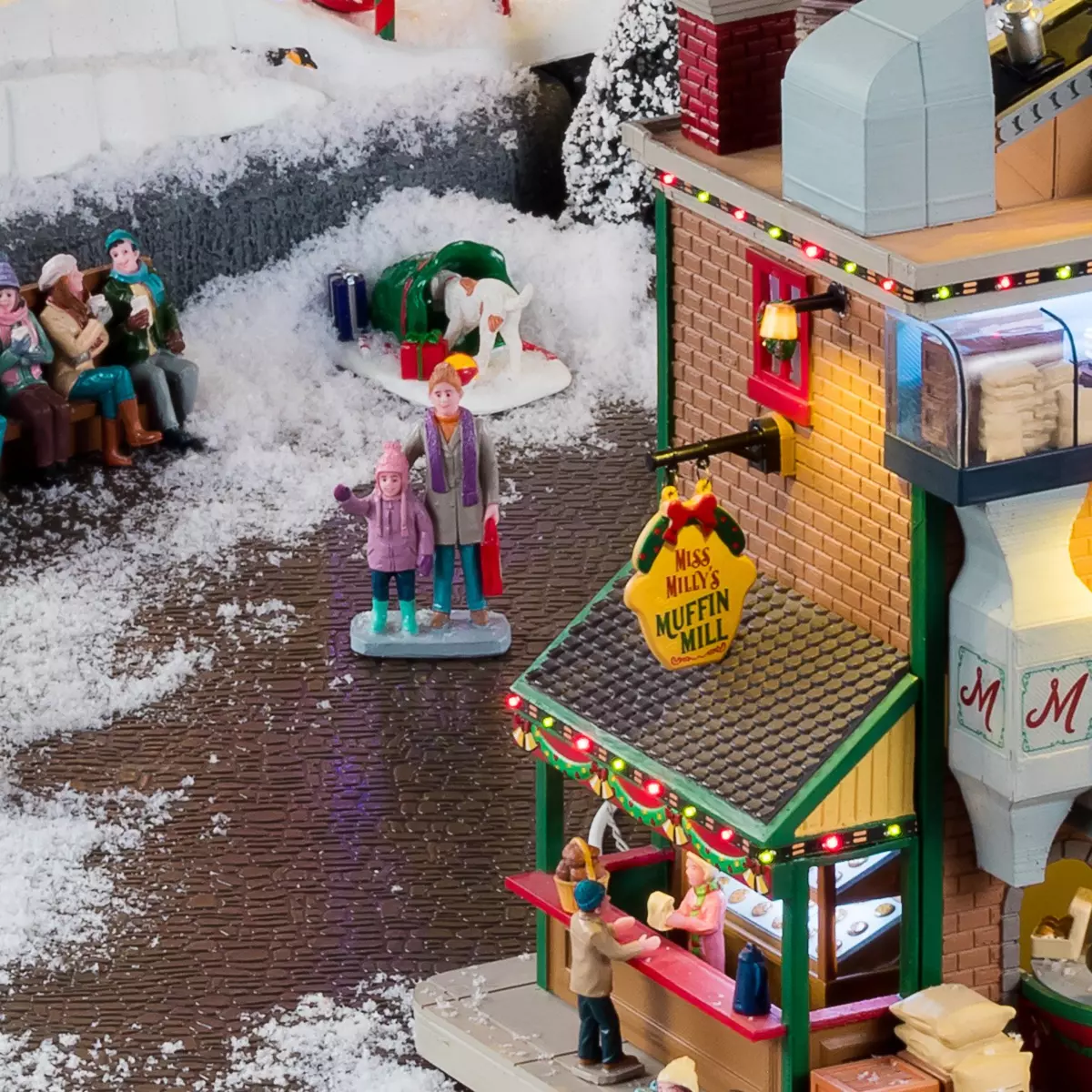 Personaggi Lemax Au marché de Noël