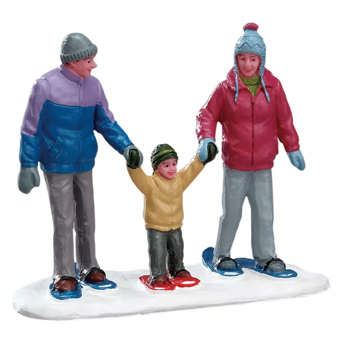 Personaggi Lemax Promenade en raquettes