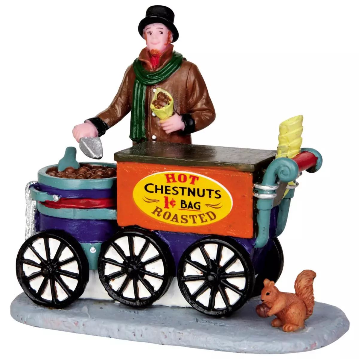 Personnages Lemax Stand venditore di castagne