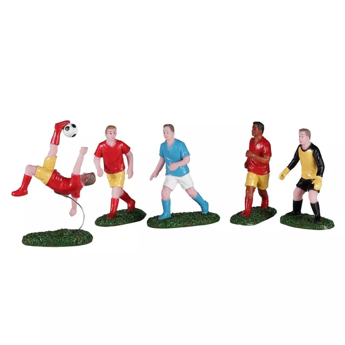 Personaggi Lemax Joueurs de foot
