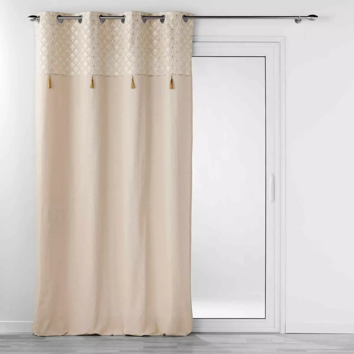 Rideau coton (140 x 240 cm) Rafina Beige 3