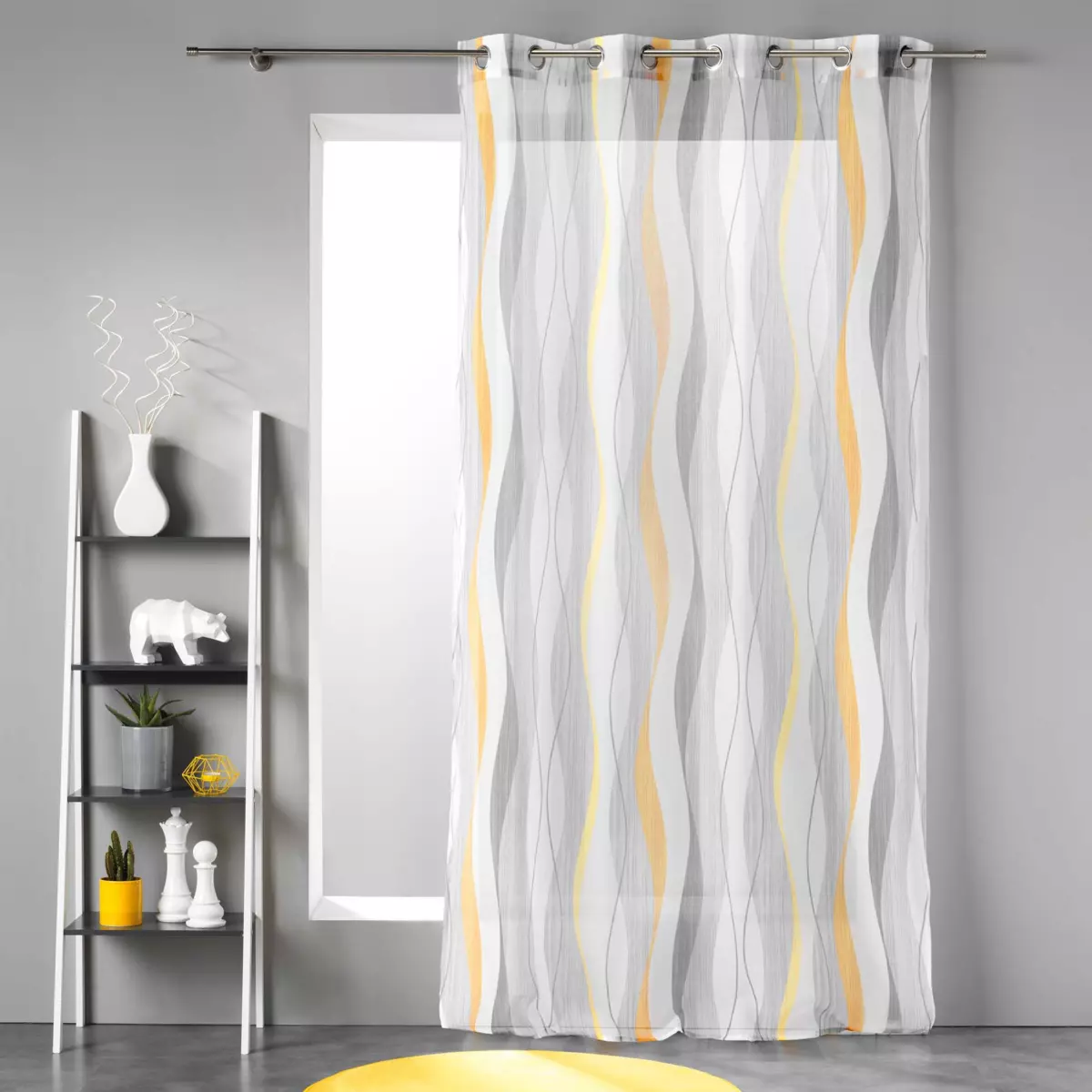 Tenda trasparente (140 x 240 cm) Ondulys Bianco 1