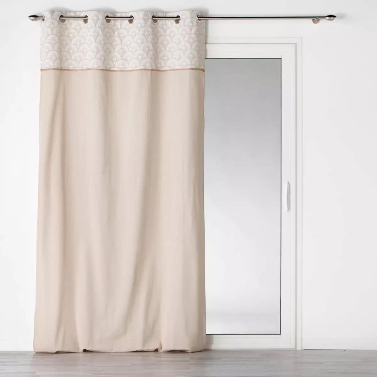 Rideau coton (140 x 240 cm) Bahina Beige 2