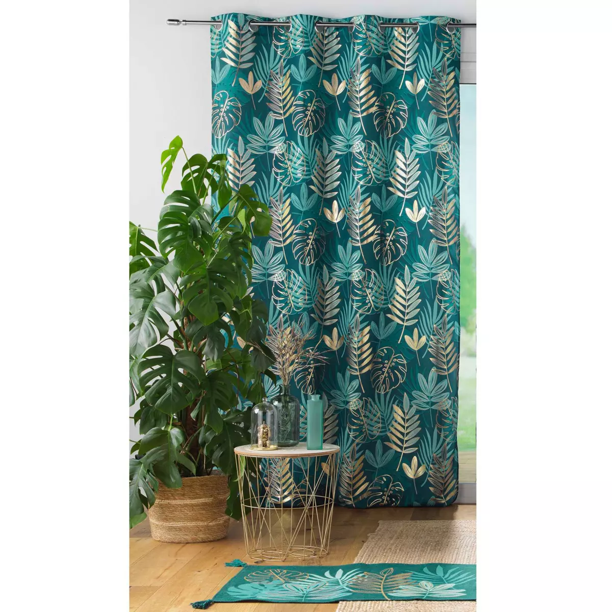 Tenda (140 x 260 cm) Ornella Verde smeraldo 1