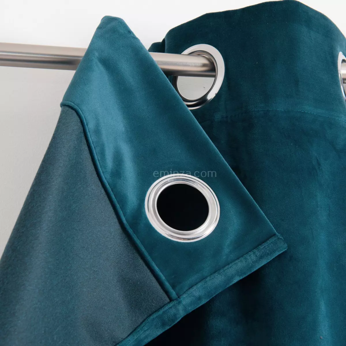 Tenda (140 X 260 cm) Velours Blu petrolio 4