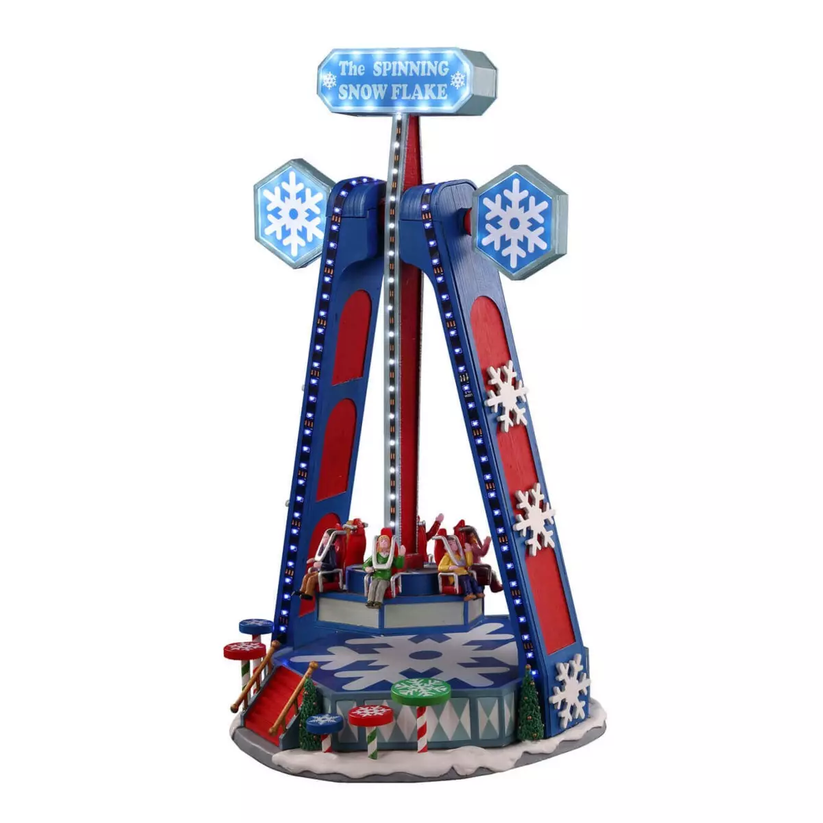 Village de Noël Lemax lumineux, musical et en mouvement Spinning Snowflake 1