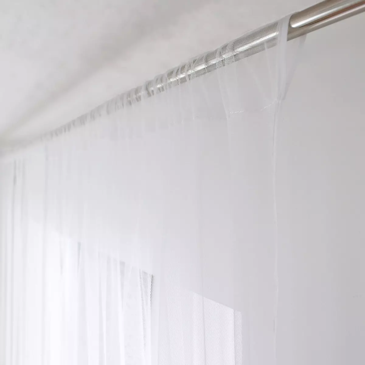 Voilage moustiquaire (140 x 240 cm) Moustik Blanc 4