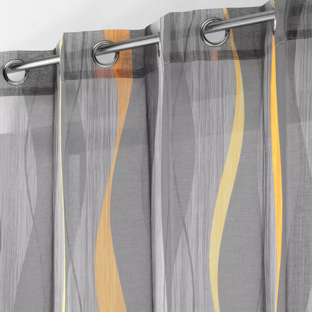 Tenda trasparente (140 x 240 cm) Ondulys Grigio antracite 2
