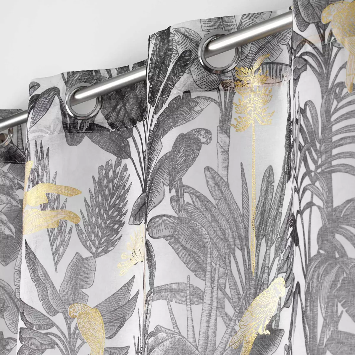 Tenda trasparente (140 x 240 cm) Karaba Nero 2