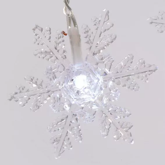 Luces de Navidad Copo de nieve Blanco frío 24 LED 3
