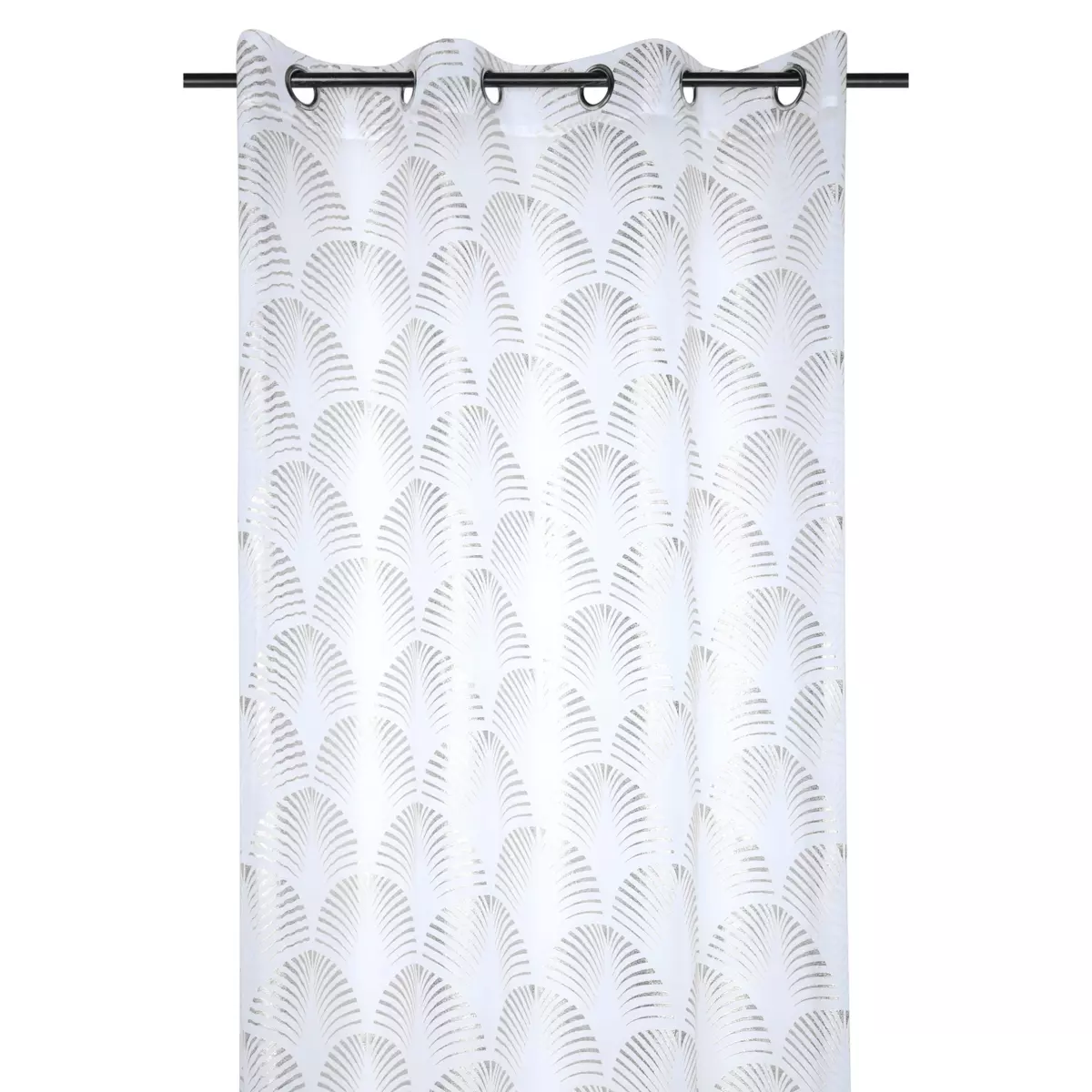 Voilage (140 x 260 cm) Maldives Argent 2