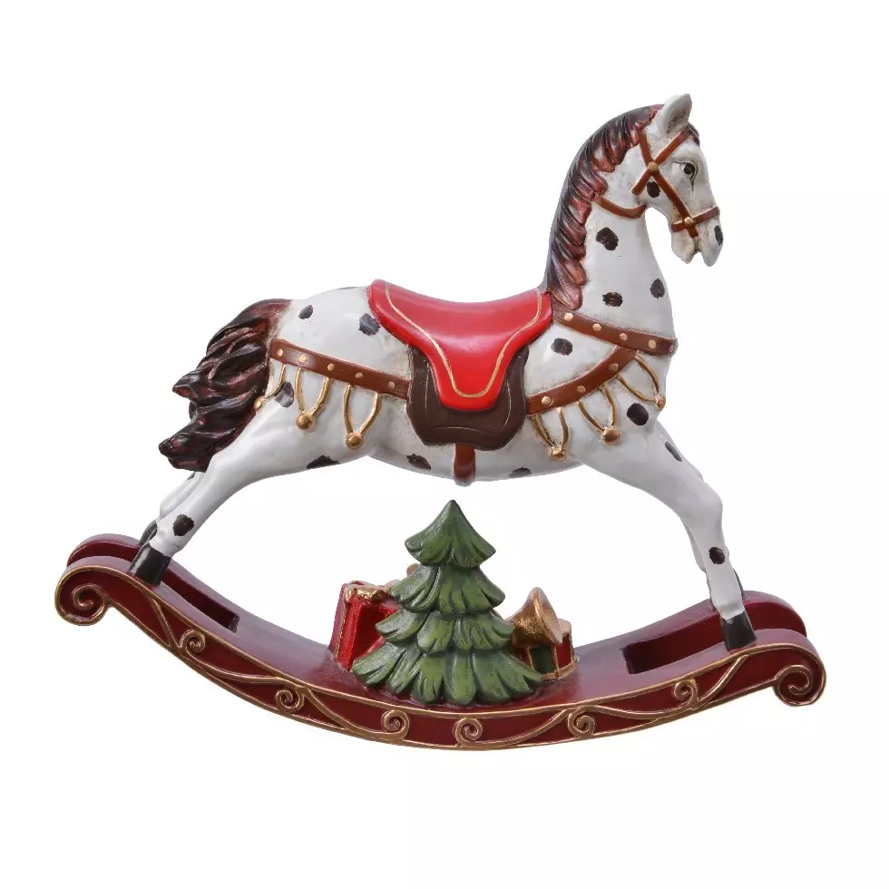 Cheval à bascule Erland marron 1