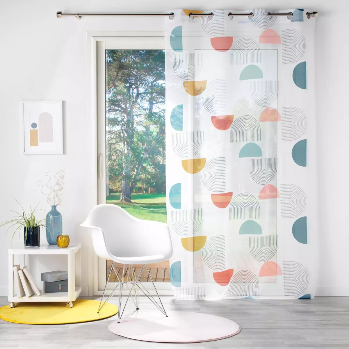 Tenda trasparente (140 x 240 cm) Popart Multicolore 1