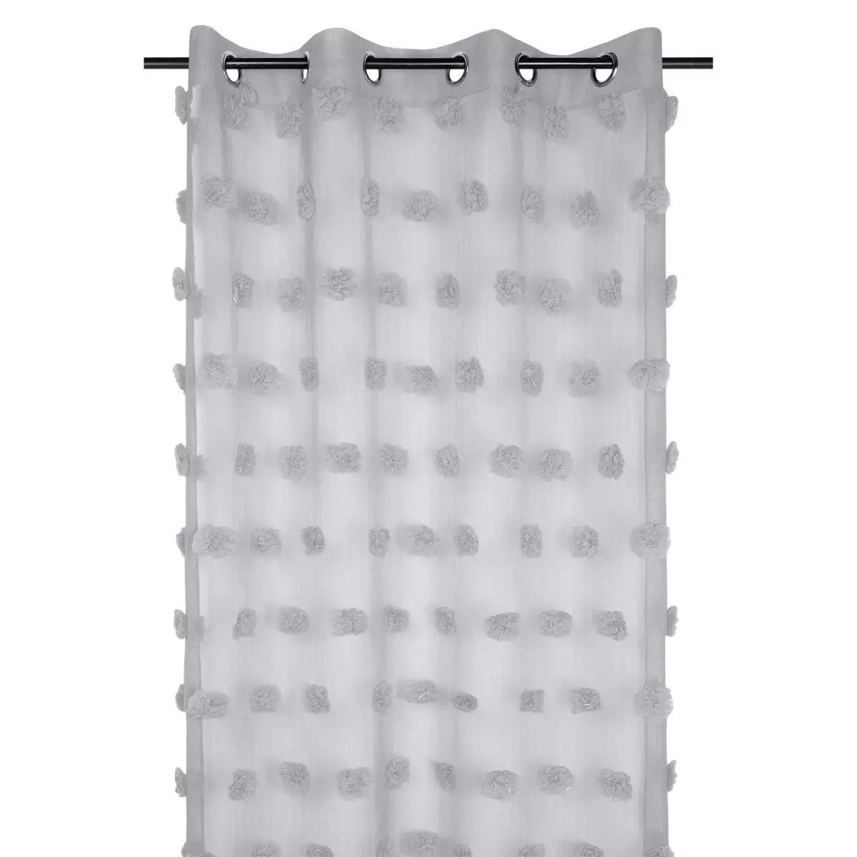 Voilage (140 x 260 cm) Pompinou Gris perle 3