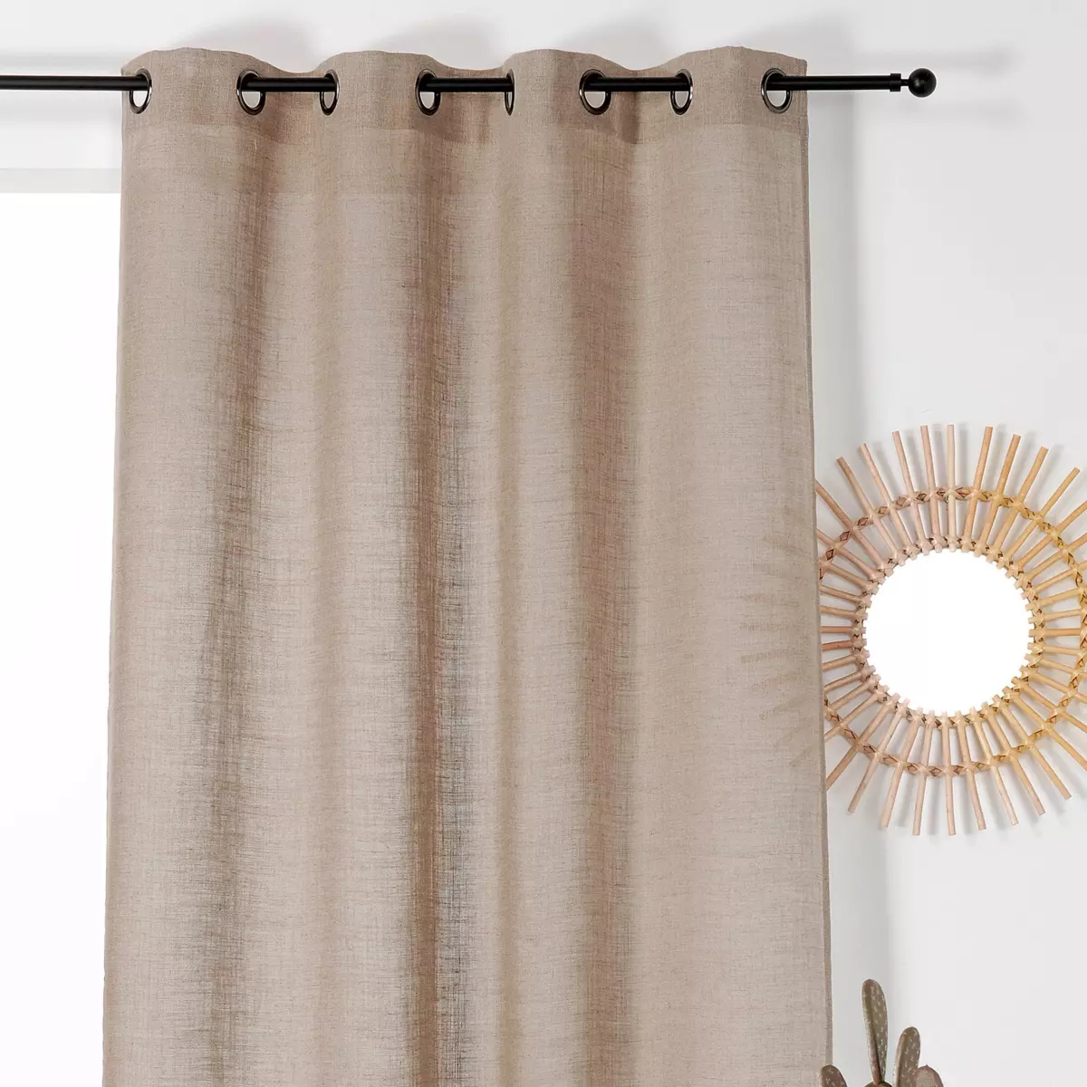 Tenda lino (145 x 260 cm) Lucia Naturale 1