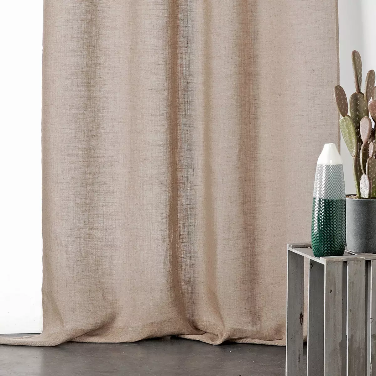 Tenda lino (145 x 260 cm) Lucia Naturale 2