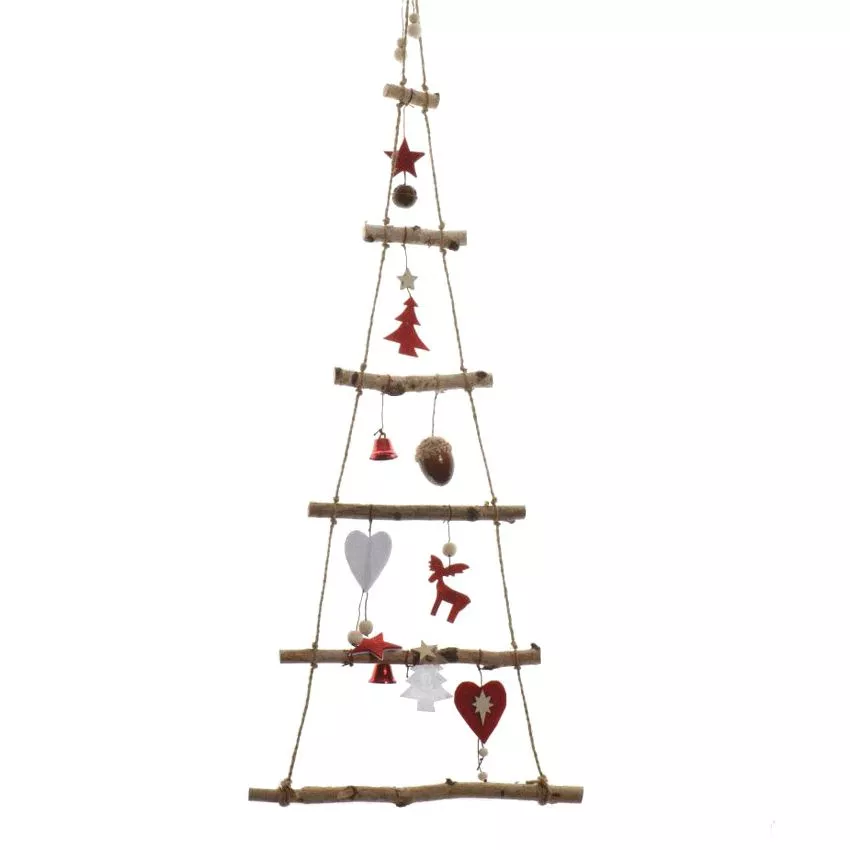 Tanne aus Holz Extragroß Naturfarben 1