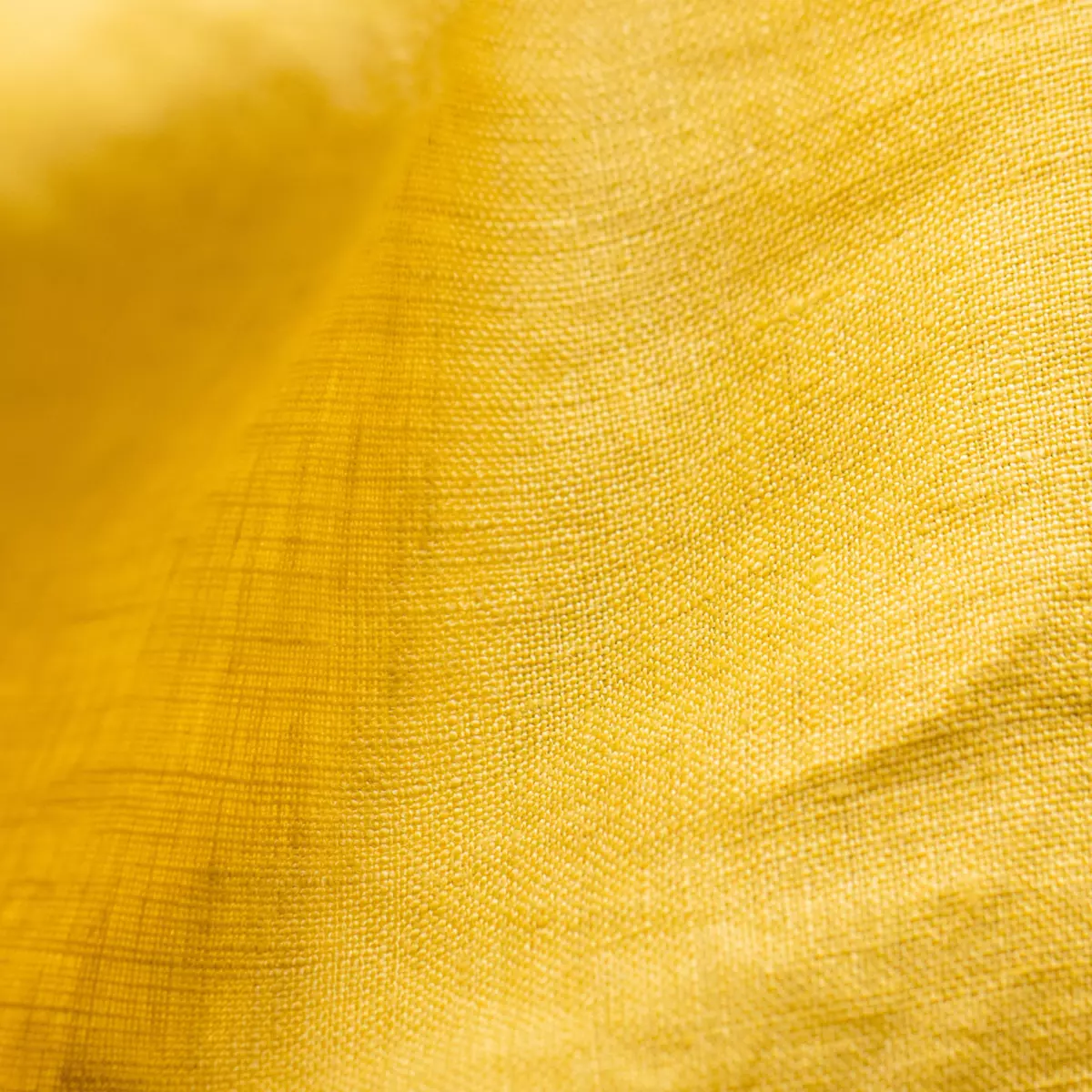 Tenda regolabile lino lavato (140 x max 270 cm) Louise Giallo senape 6