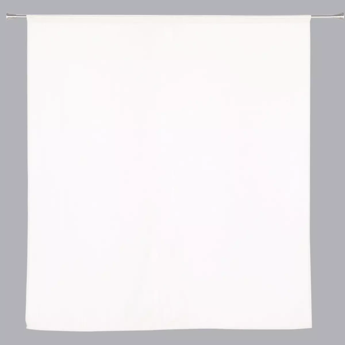 Visillo para ventana (100 x 100 cm) Etamina escarchadoa Blanco 1