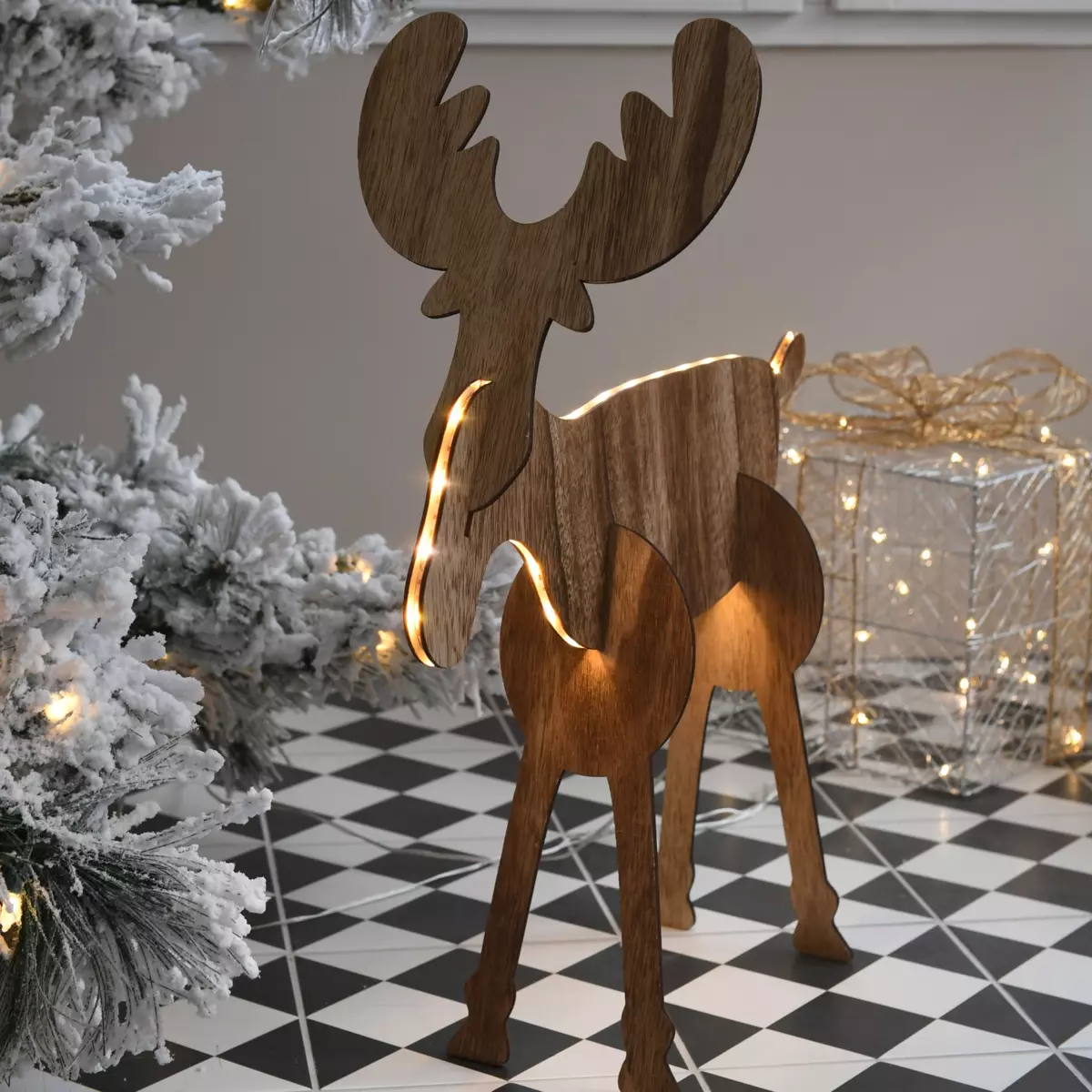 Renne  da incastrare Bianco caldo 1