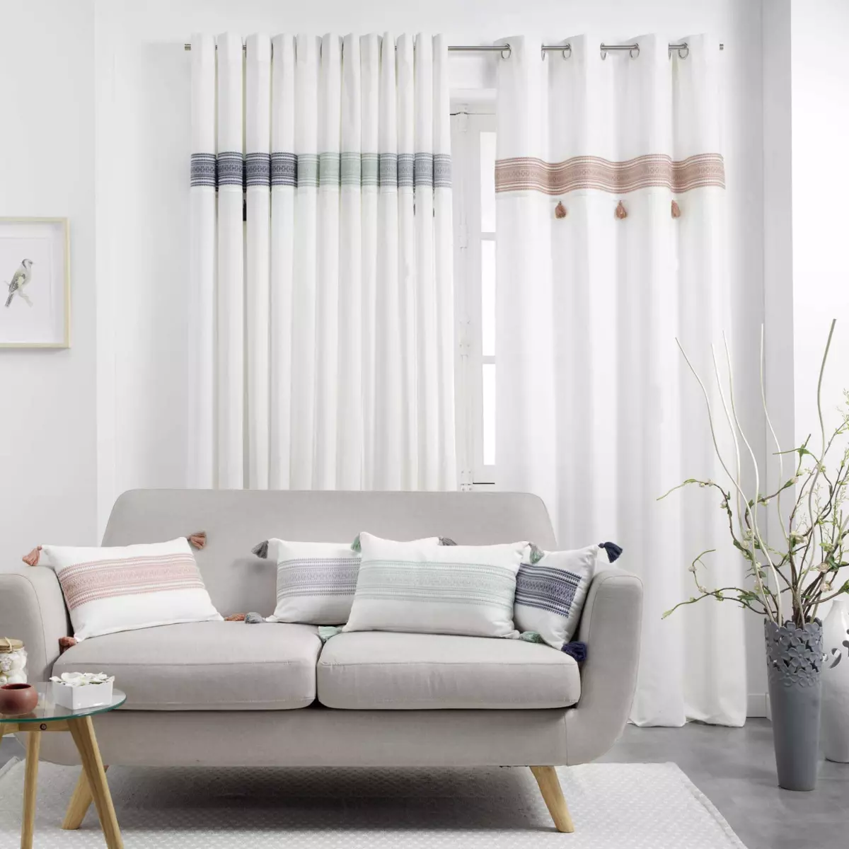 Tenda (140 x 240 cm) Amaya Grigio 5