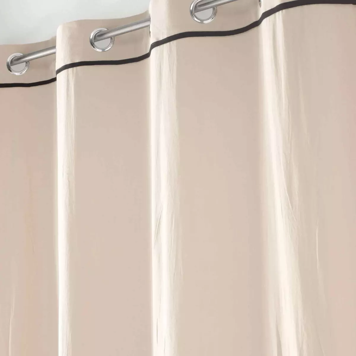 Rideau coton lavé (135 x 240 cm) Linette Beige 3
