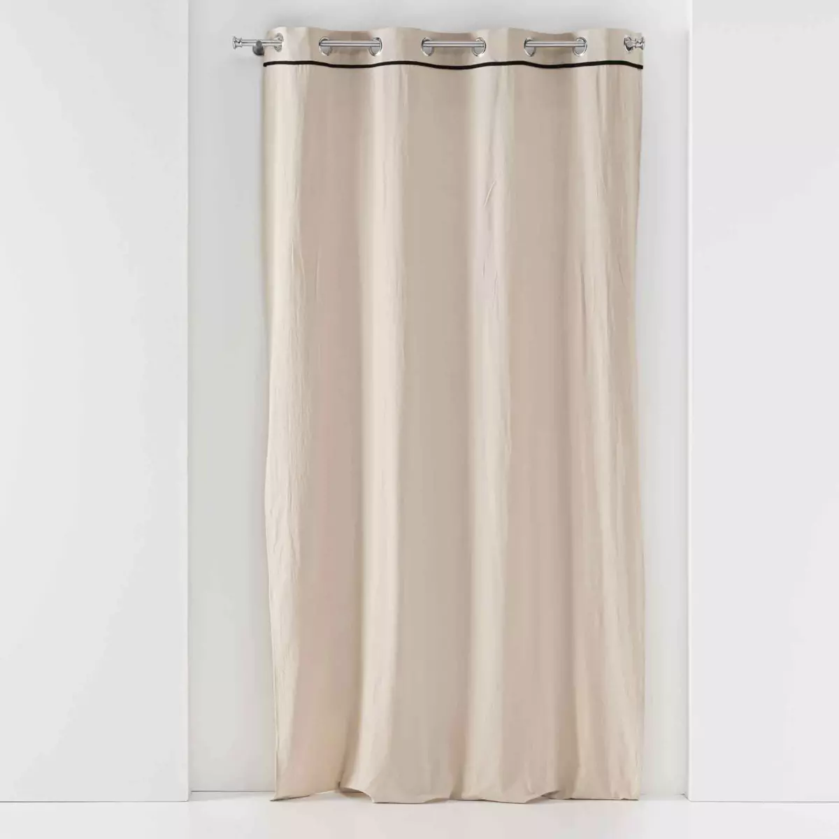 Rideau coton lavé (135 x 240 cm) Linette Beige 4