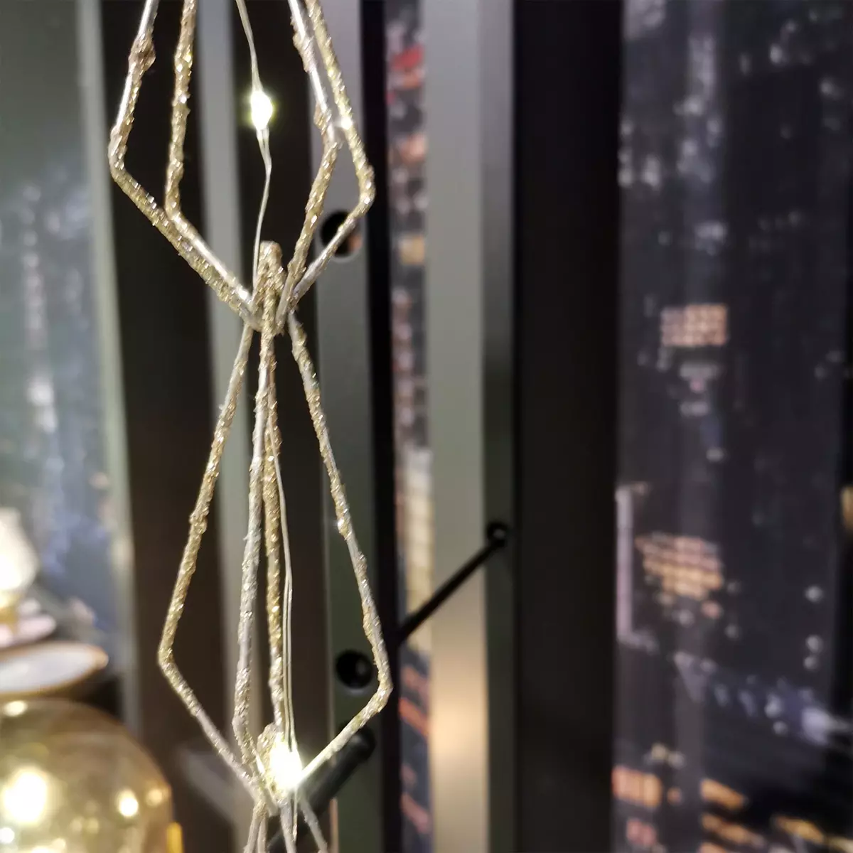 Ghirlanda luminosa  Diamanti a pile Bianco caldo 3