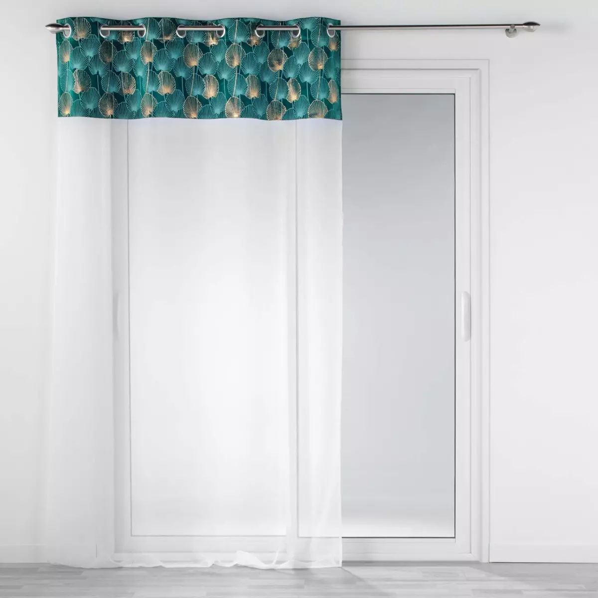 Voilage (140 x 240 cm) Clairine Vert émeraude 3