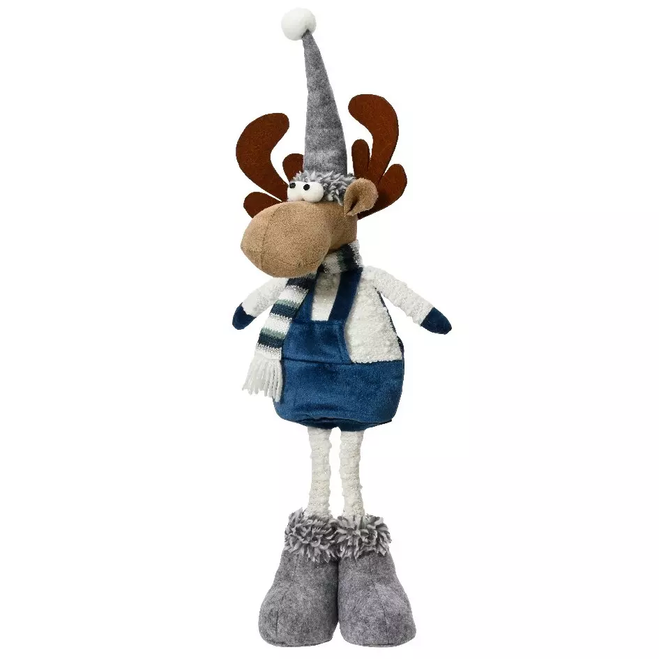 Grande renna in piedi Rico 50 cm Bianco
 1