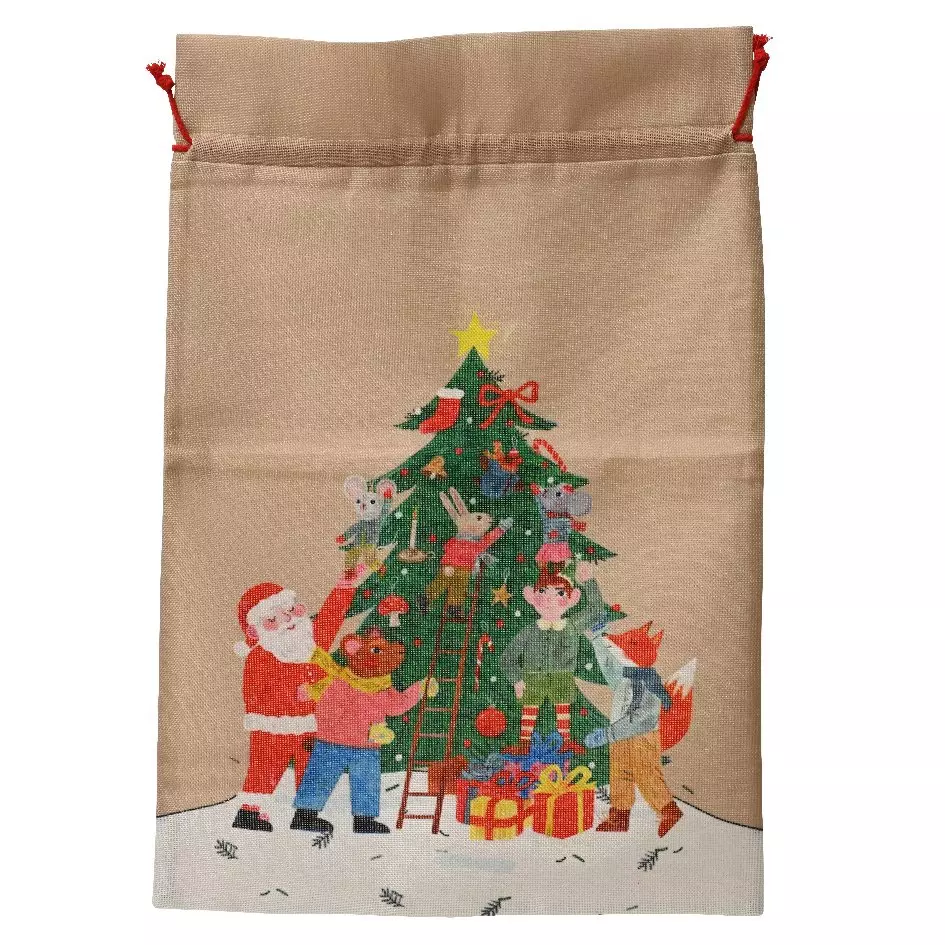 Pacco regalo in tessuto L'heure des cadeaux Multicolore 1