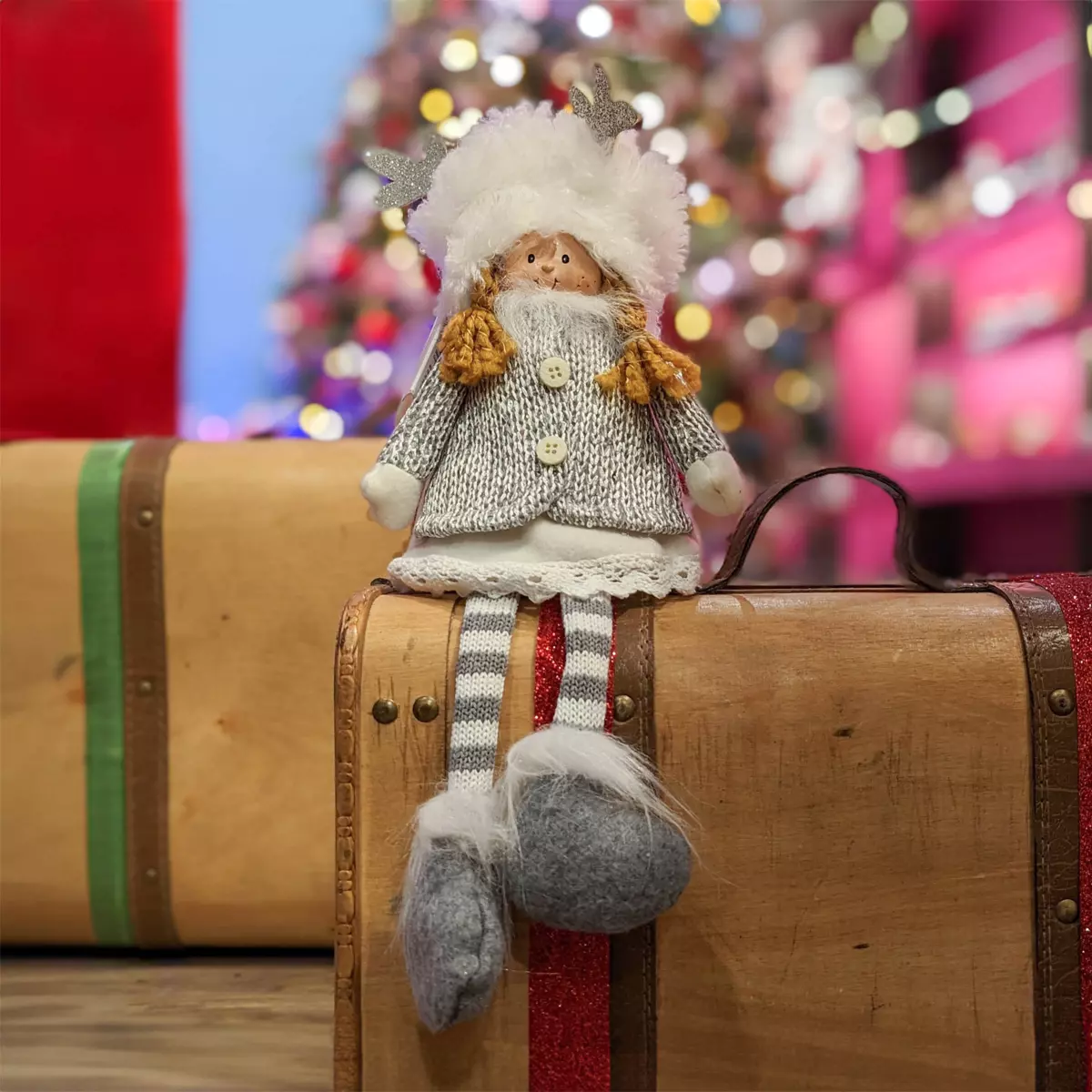Lutin de Noël Fillette Stacy H37 cm 1