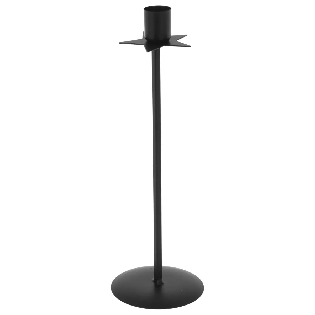 Kaarsenhouder Star grand format Zwart 1